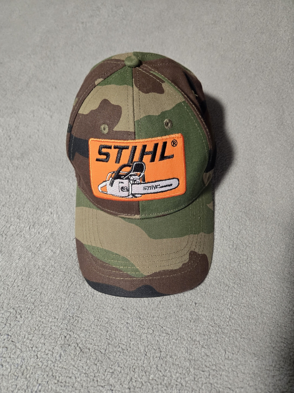 STIHL Camo Baseball Cap - Green/Brown